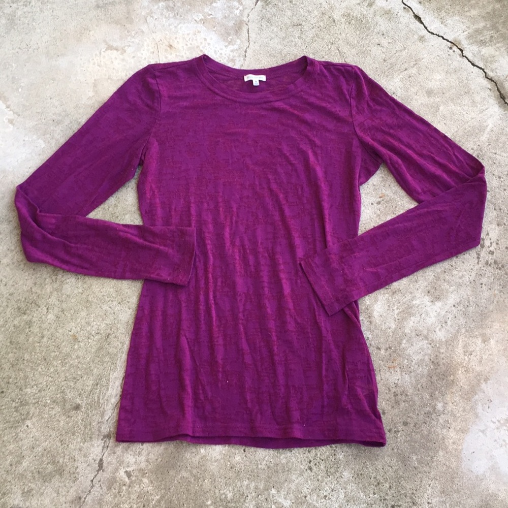 EUC Maurices long sleeve purple top - Picture 1 of 8